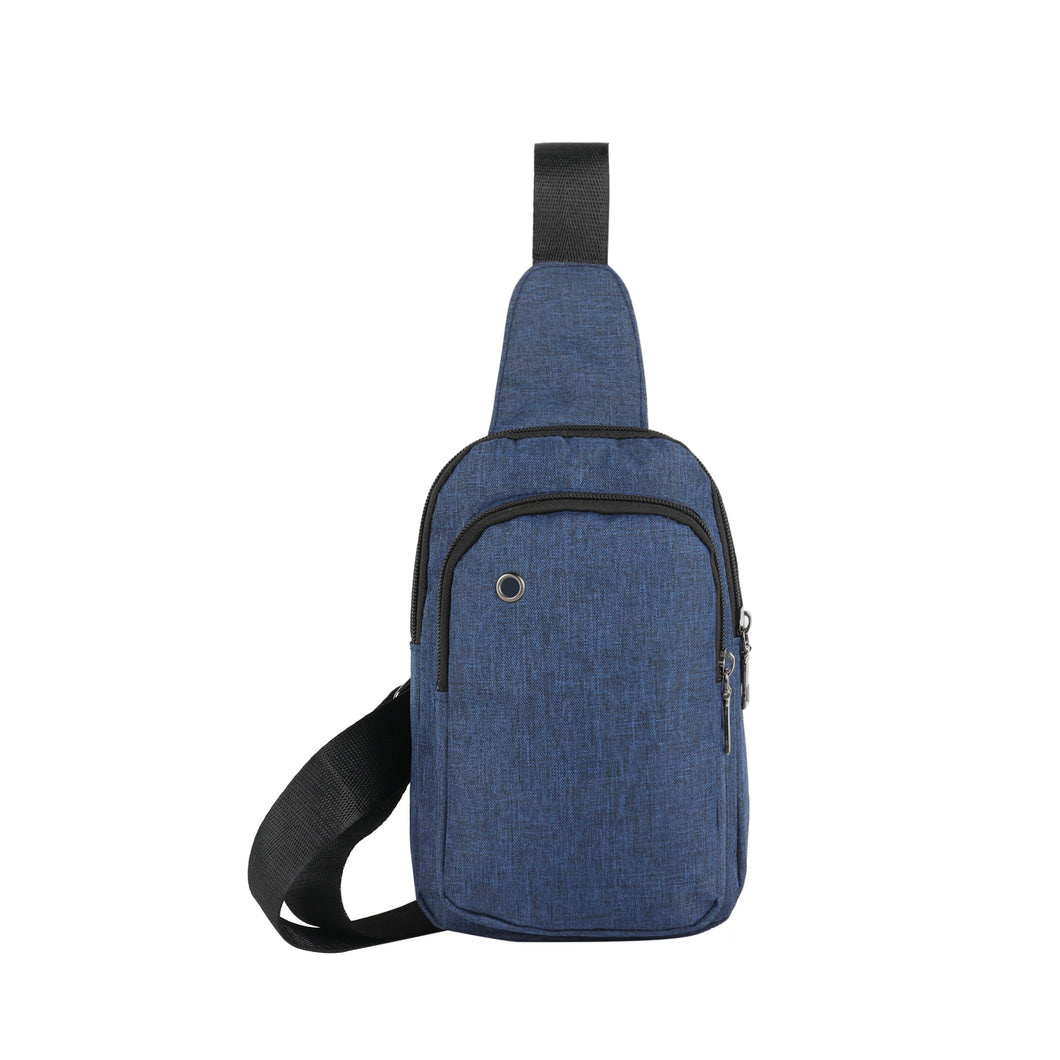 Crossbody Sling Bag With Zipper Pocket
