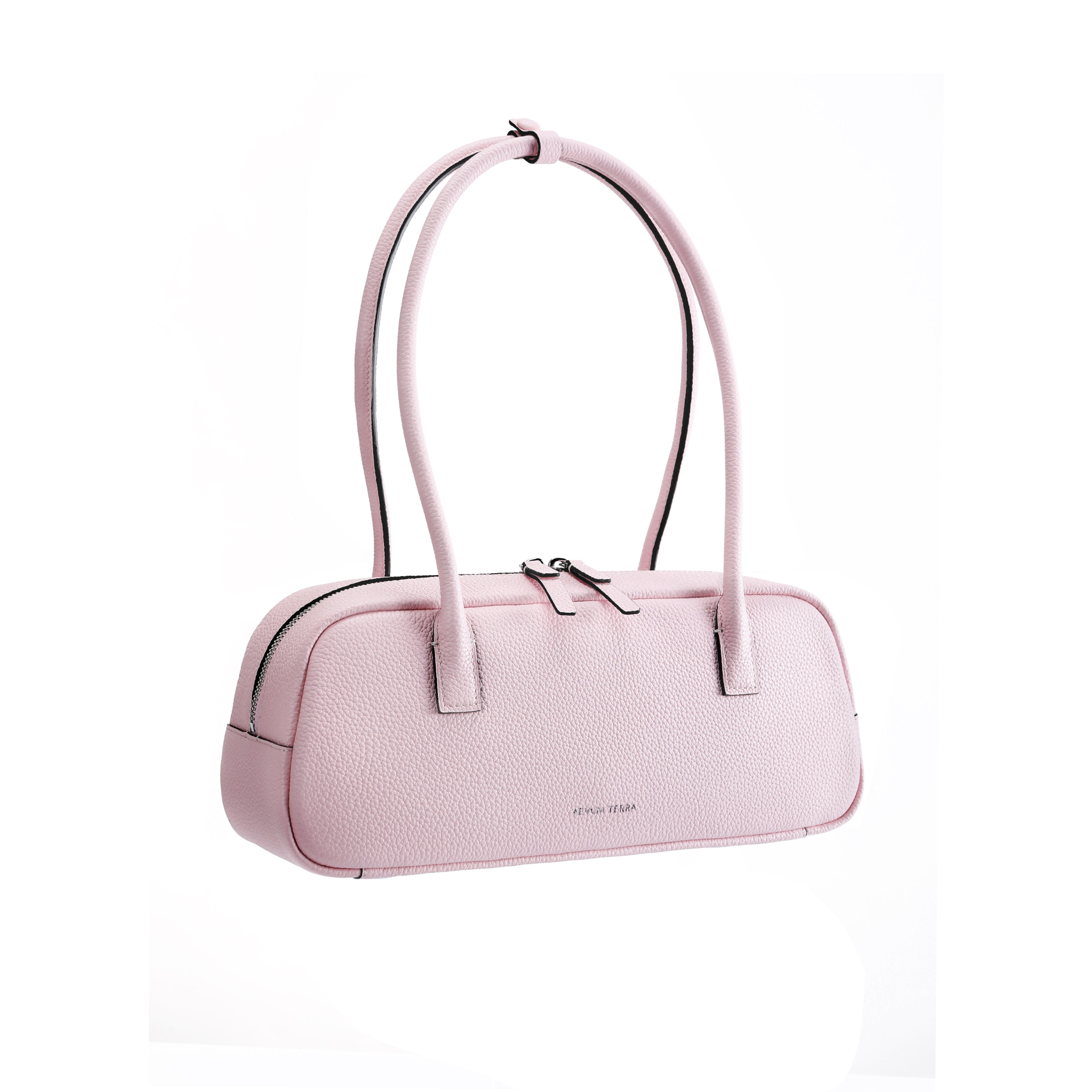 Suede Cut-Out Handle Tote Bag 2