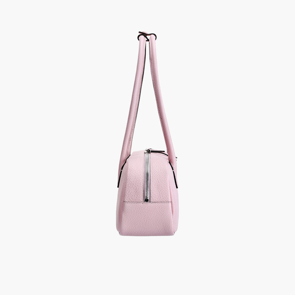 Suede Cut-Out Handle Tote Bag 3