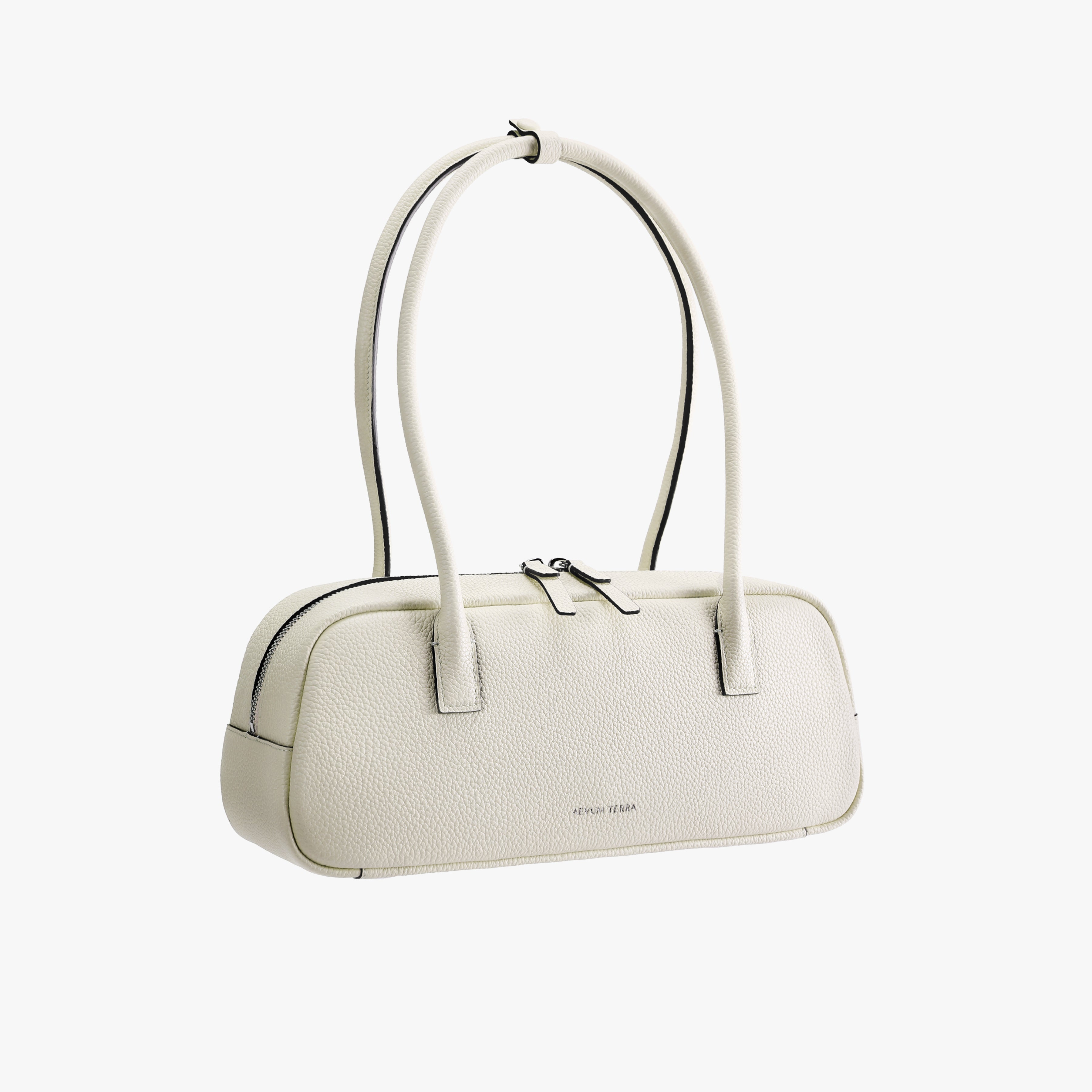 Suede Cut-Out Handle Tote Bag 2-1