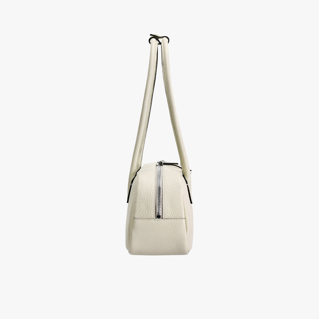 Suede Cut-Out Handle Tote Bag 2-1
