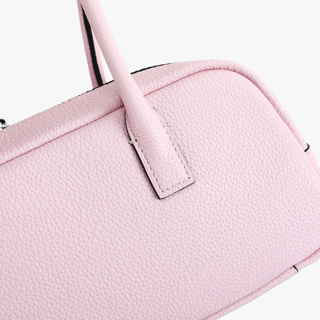 Suede Cut-Out Handle Tote Bag 66