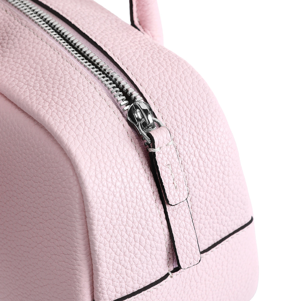 Suede Cut-Out Handle Tote Bag 2