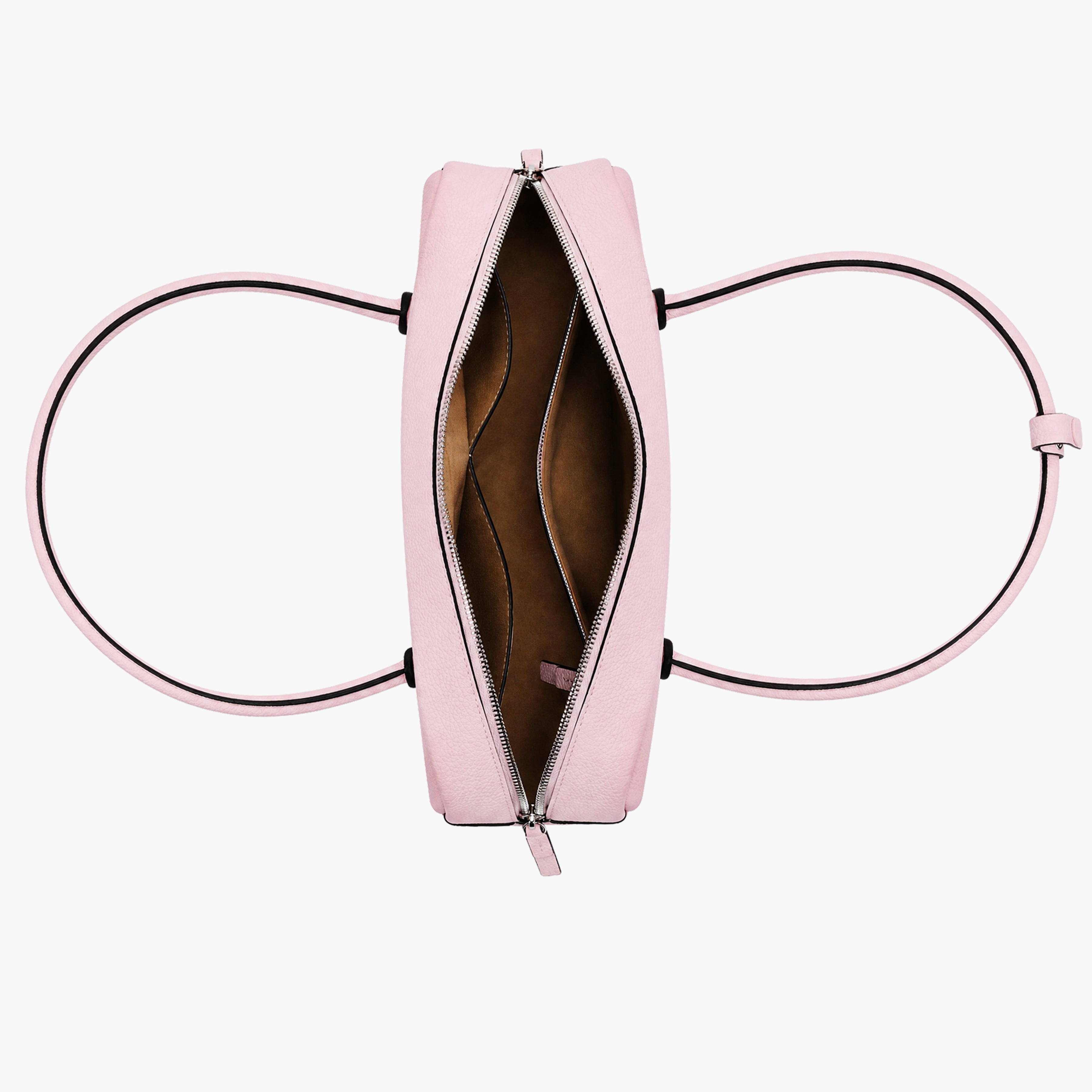 Suede Cut-Out Handle Tote Bag 3