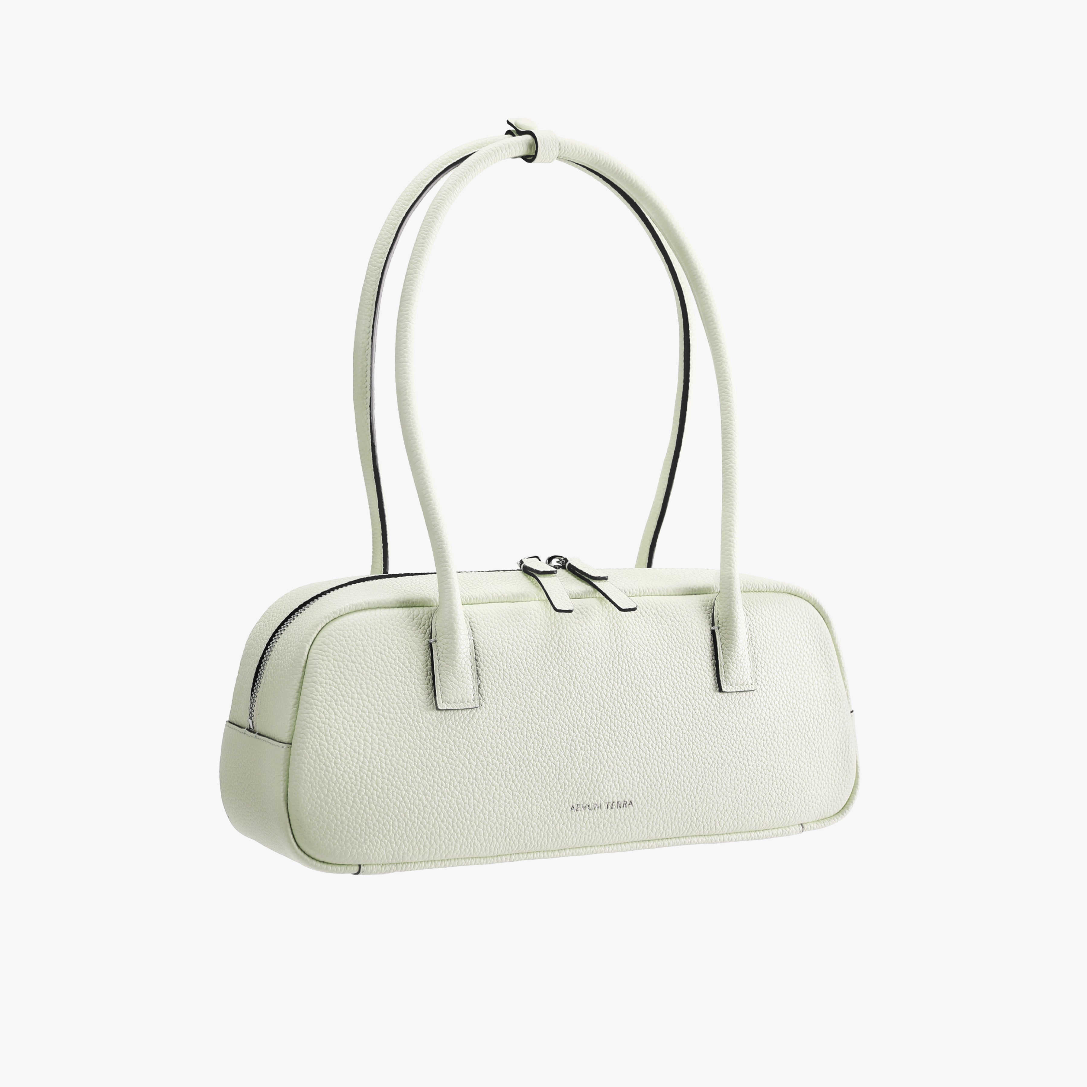 Suede Cut-Out Handle Tote Bag 3
