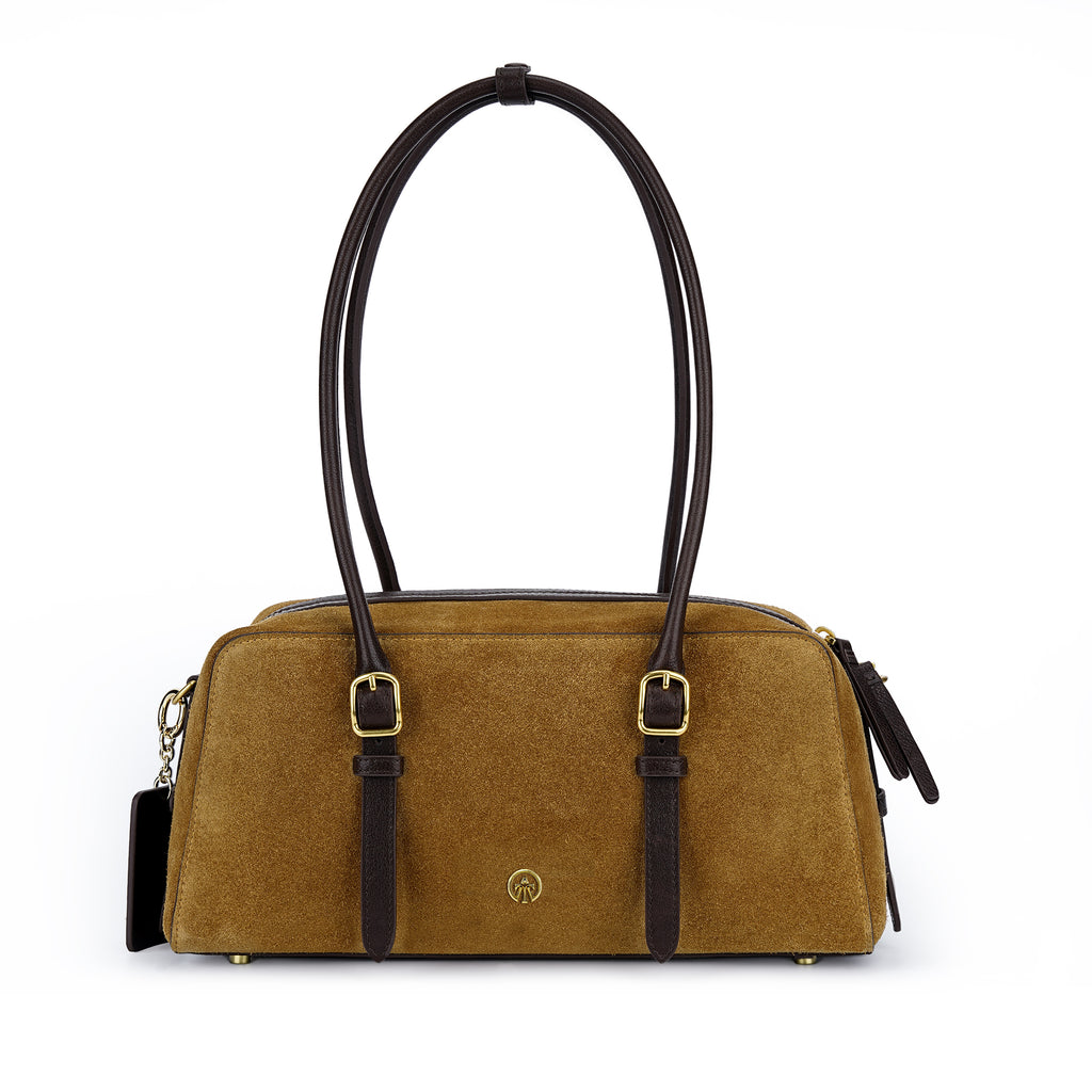 Suede Shoulder Bag (Ocean)