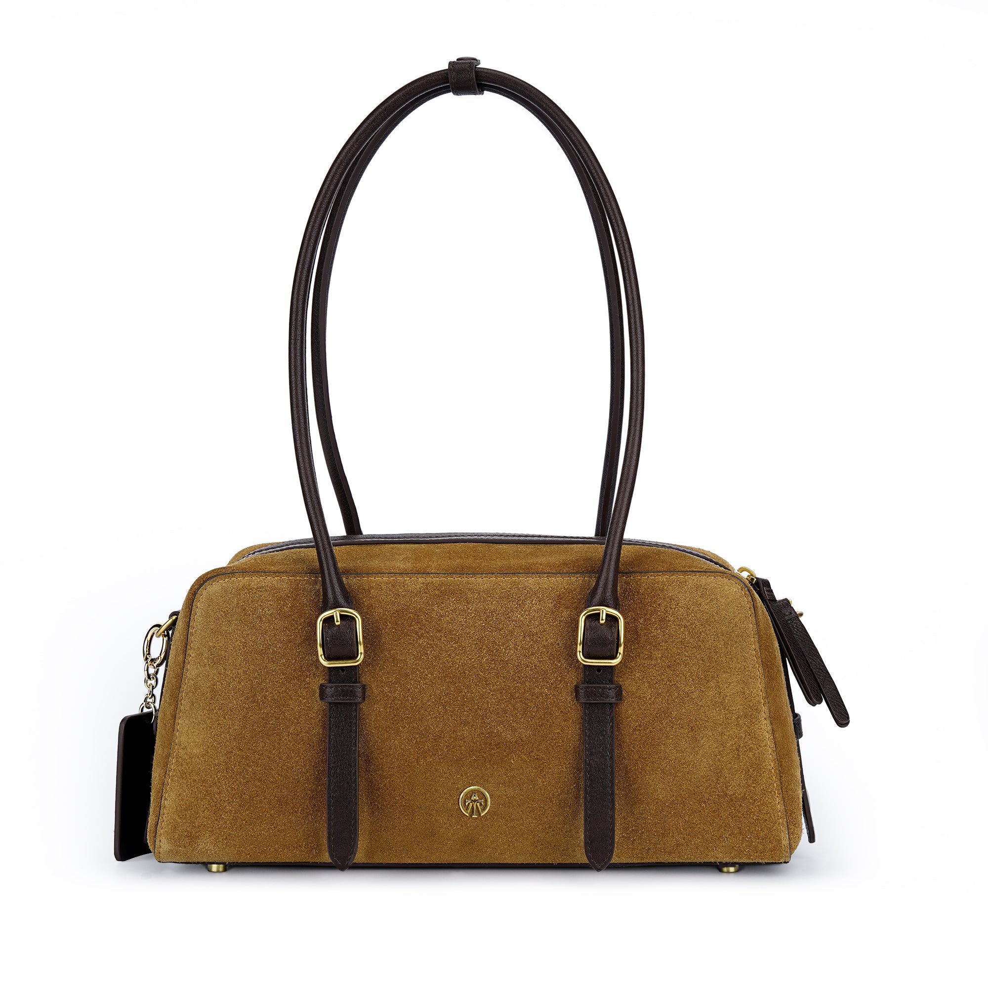Suede Shoulder Bag (Ocean)