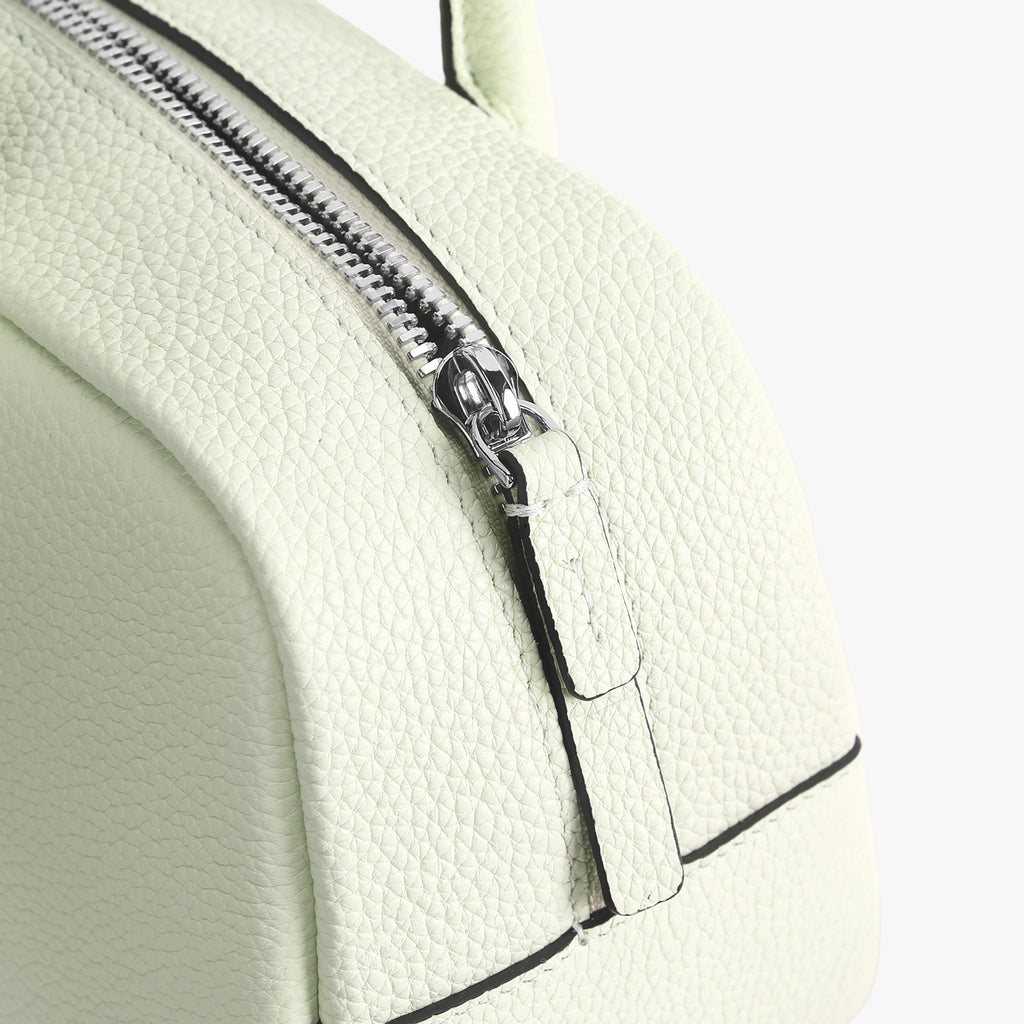 Suede Cut-Out Handle Tote Bag 3