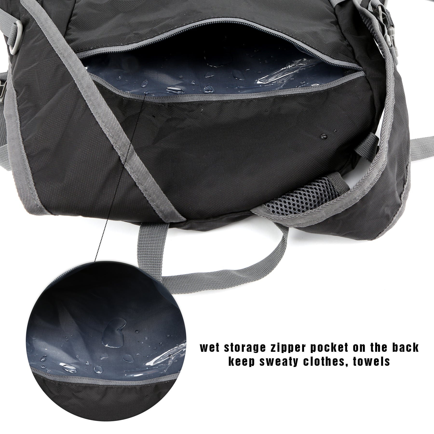 40L Lightweight Packable Travel Hiking Backpack
