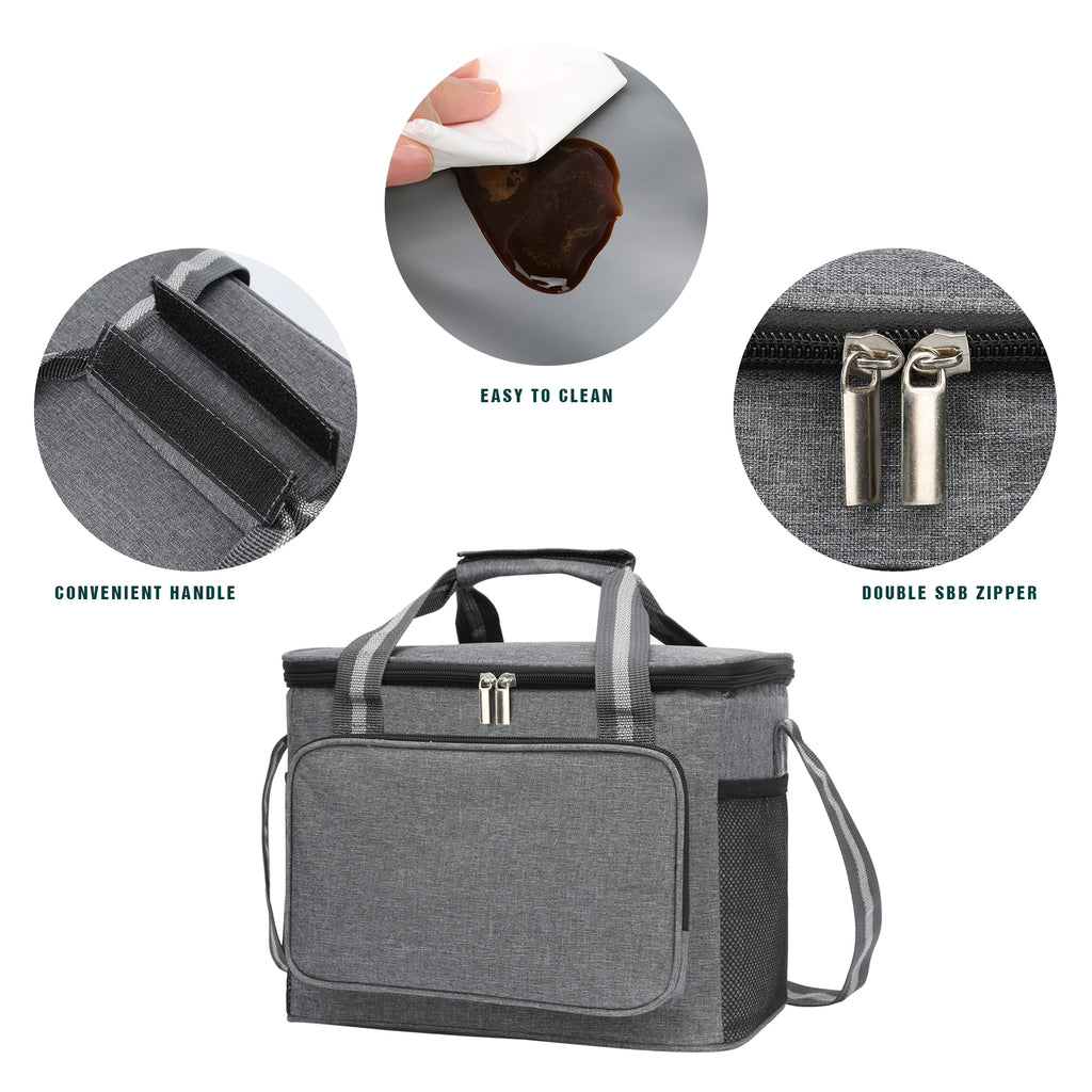 KULES 12 Cans Insulated Lunch Cooler Box