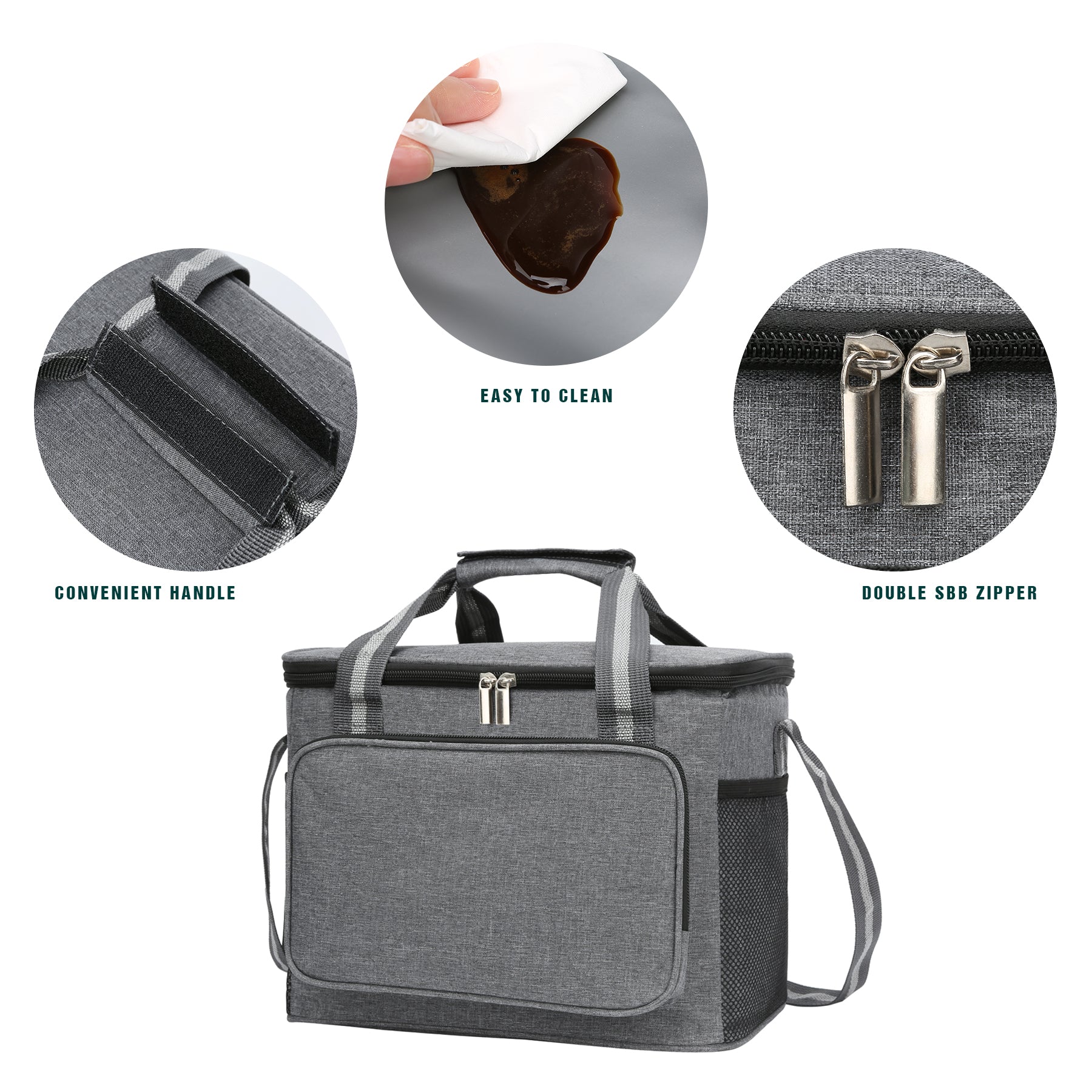 KULES 12 Cans Insulated Lunch Cooler Box