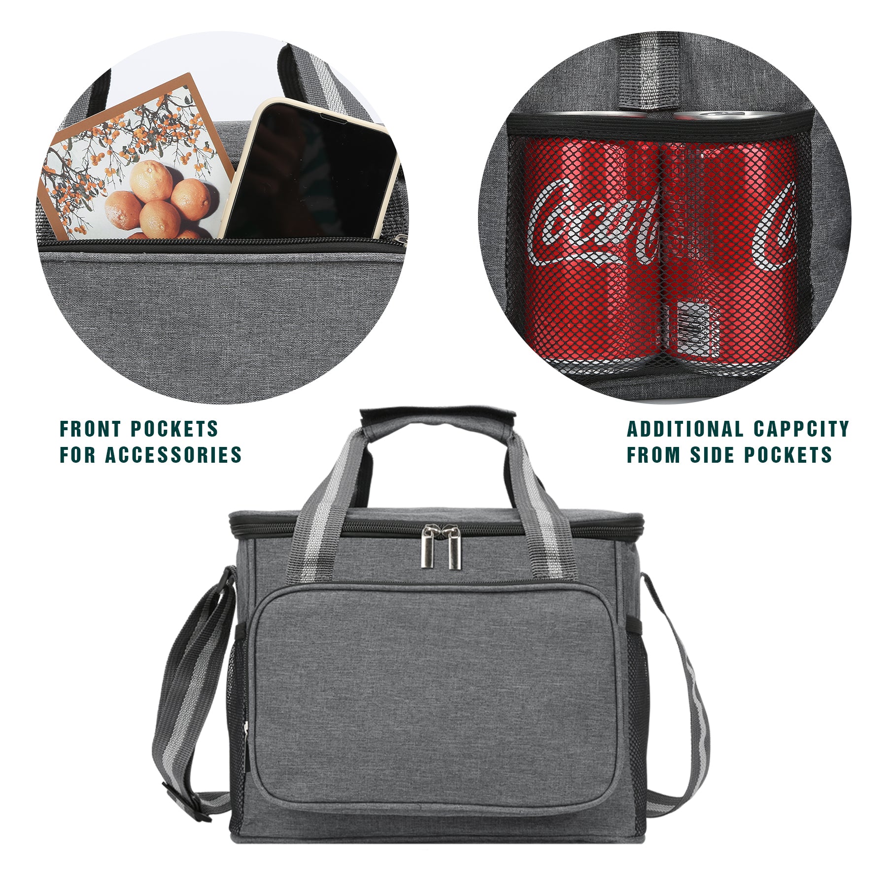 KULES 12 Cans Insulated Lunch Cooler Box