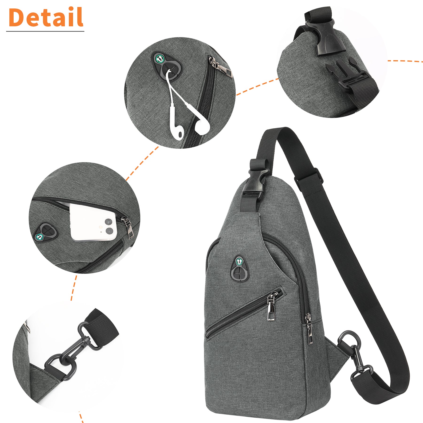 Sports Sling Bag Backpack