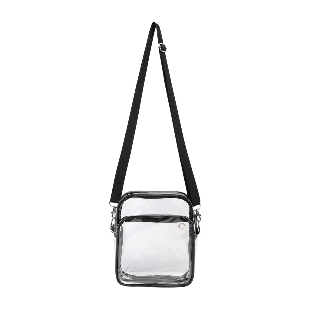 Clear PVC Crossbody Shoulder Bag