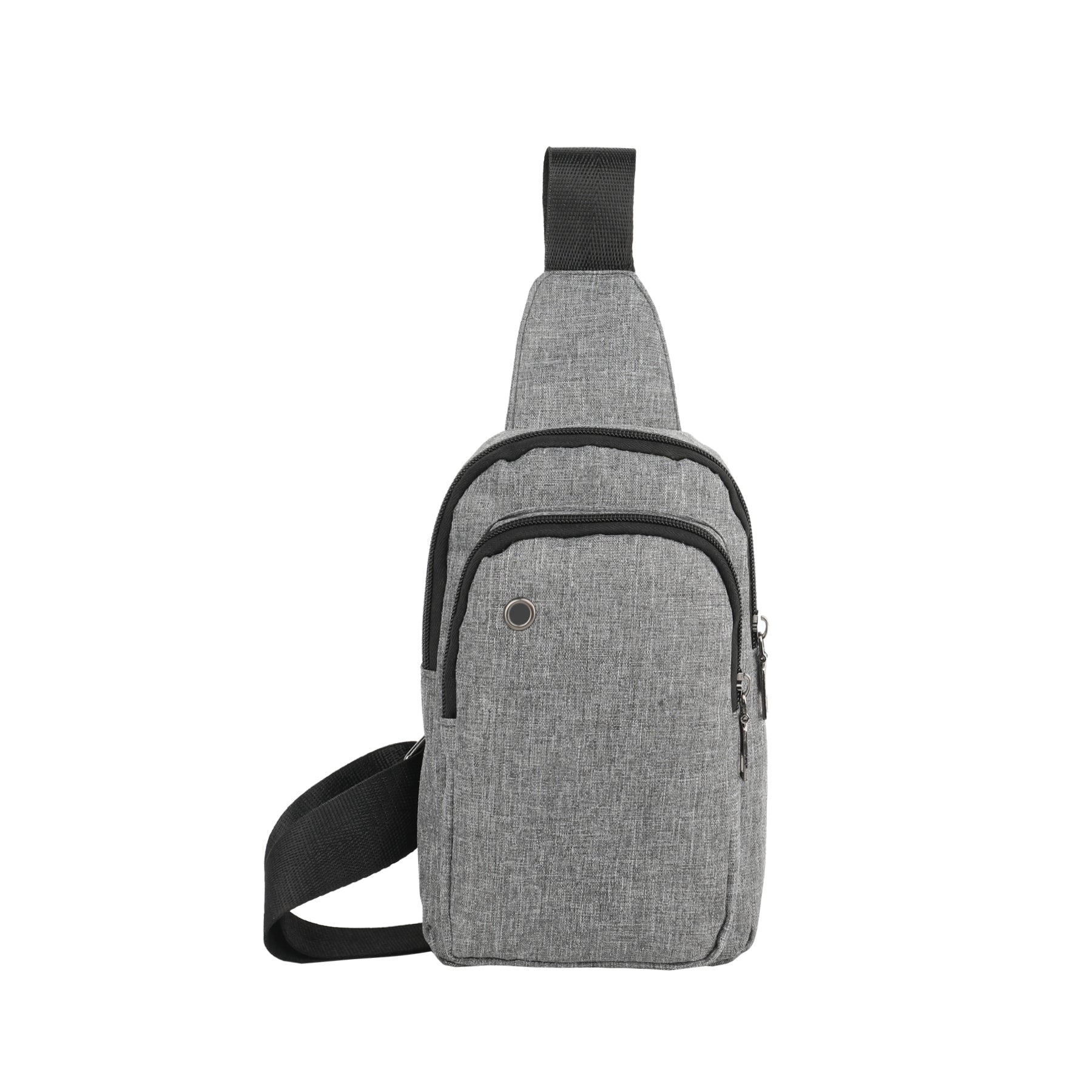 Crossbody Sling Bag With Zipper Pocket