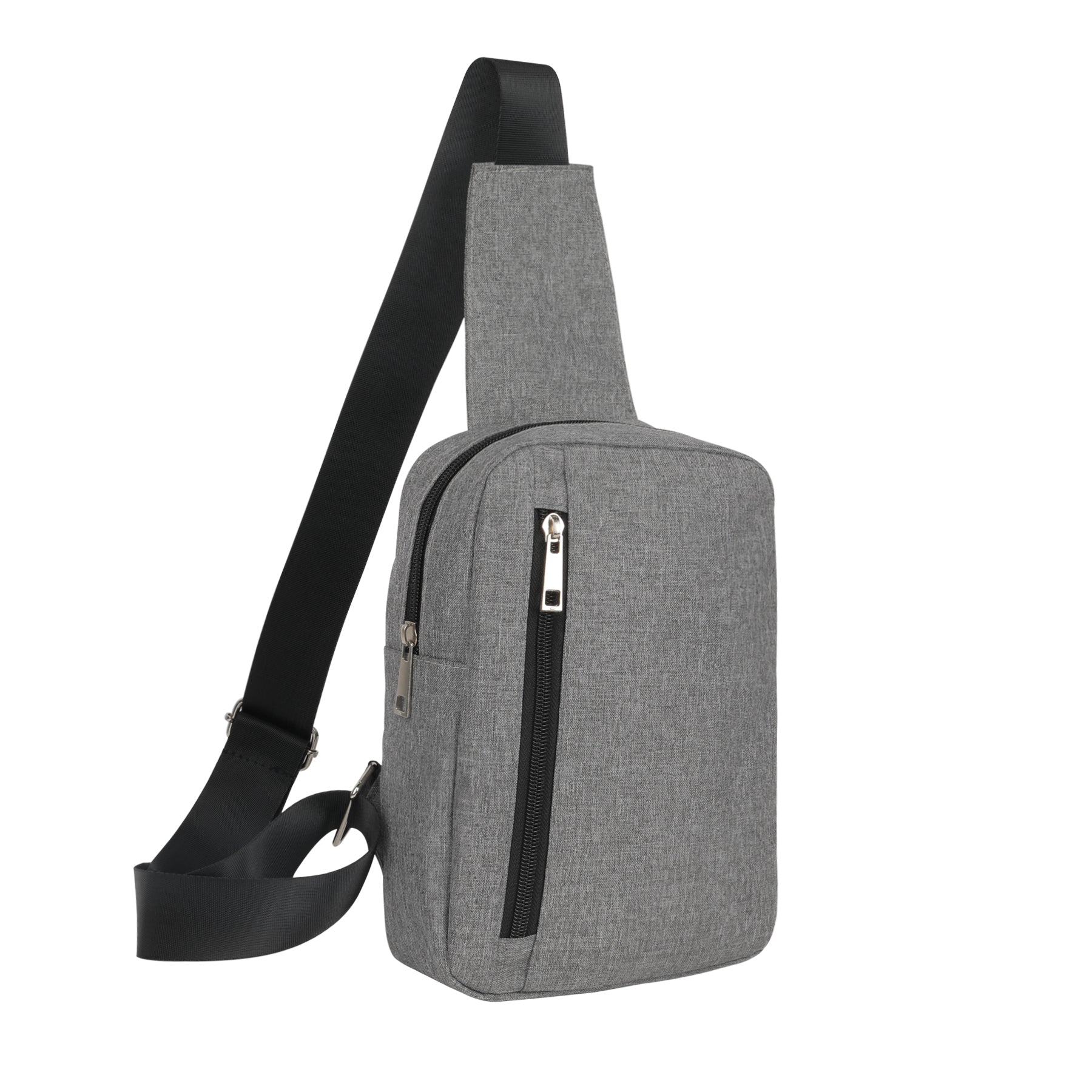 Gray Sling Backpack