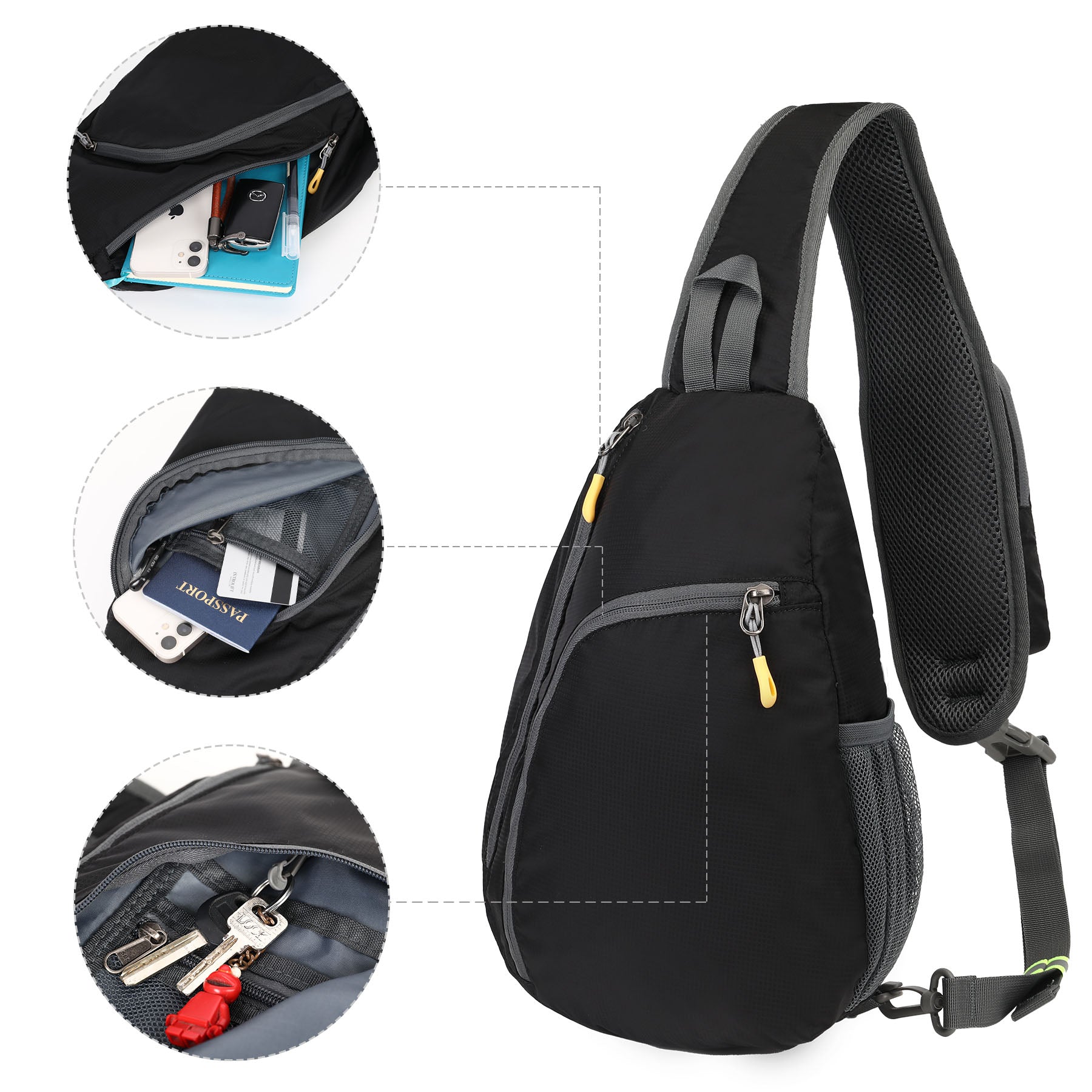 Outdoor Crossbody Sling Bag