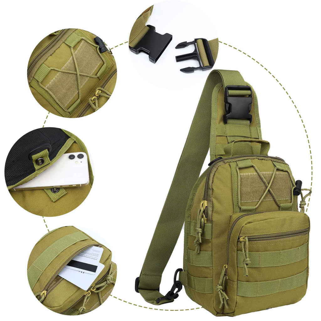 Outdoor Tactical Sling Bag Backpack