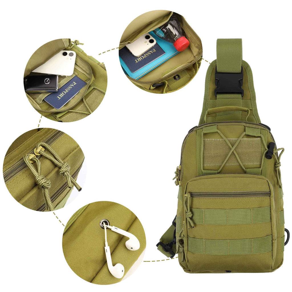 Outdoor Tactical Sling Bag Backpack