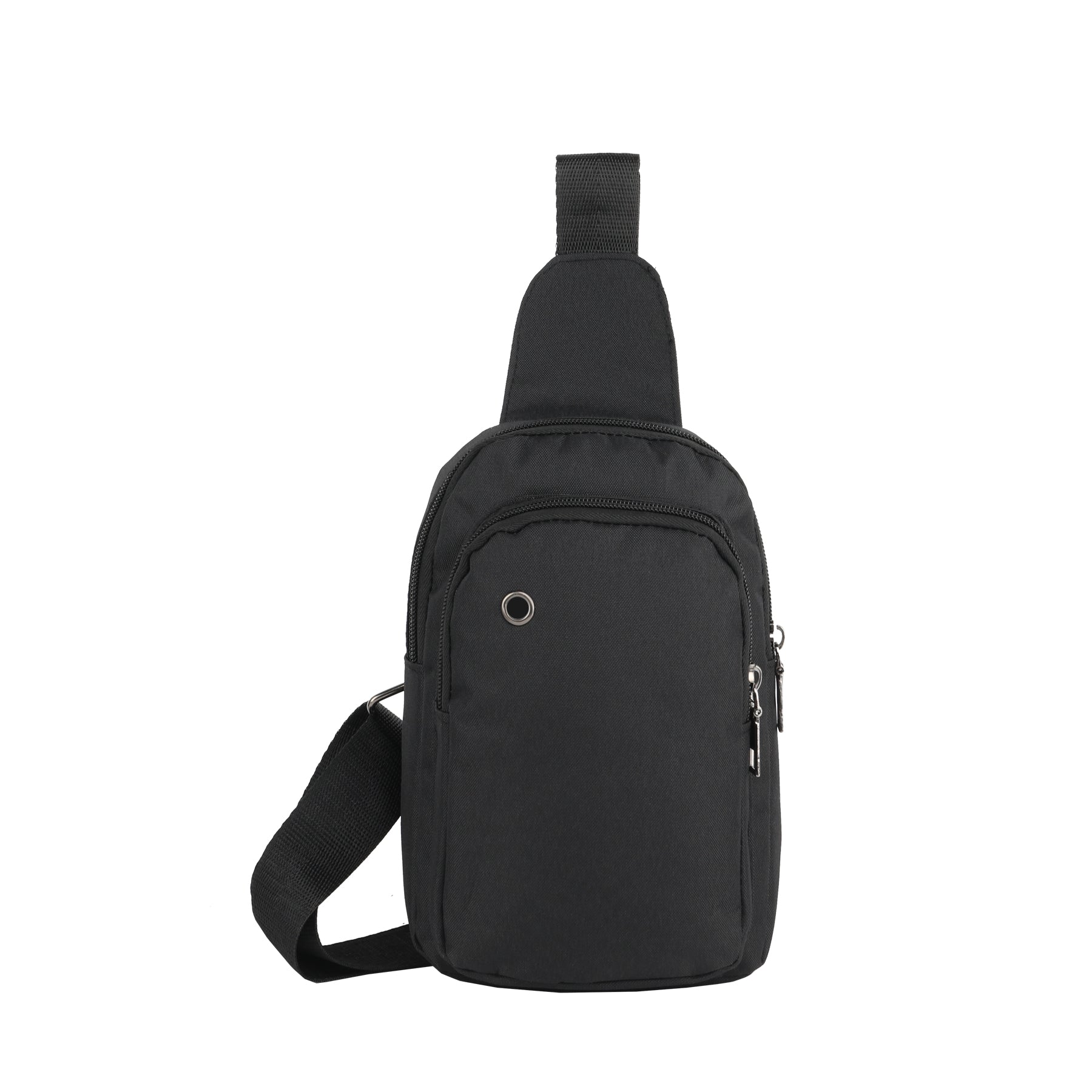 Crossbody Sling Bag With Zipper Pocket