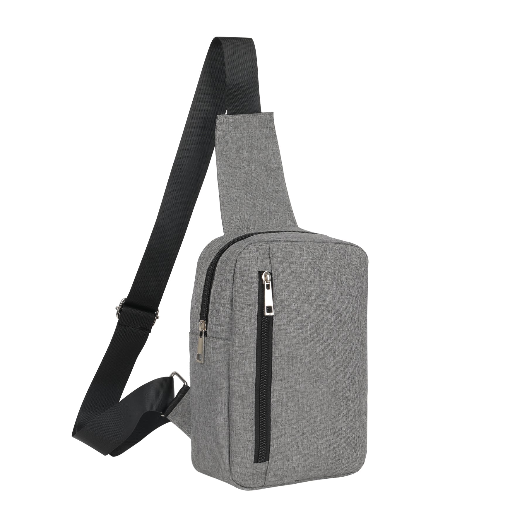 Gray Sling Backpack